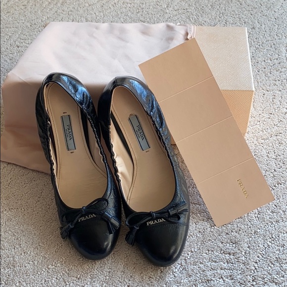 Prada Leather ballet flats - Picture 8 of 10